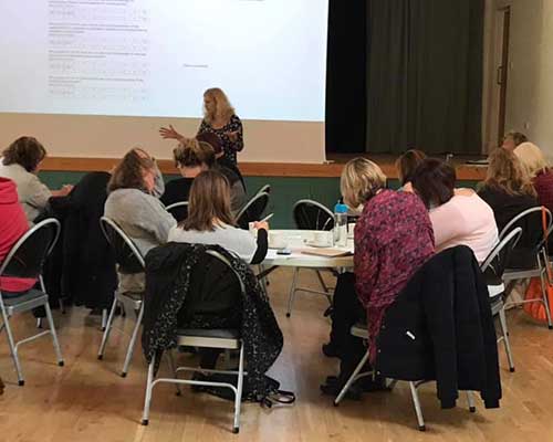 500×400-transition-into-adulthood-photo-2-blandford-3.10.2019 presenter and attendees at the workshop