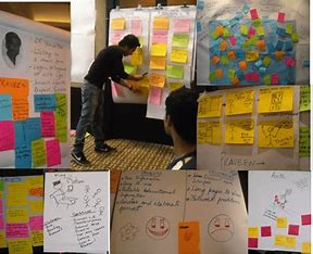 image of lots of post it notes with feedback on them