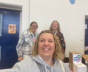 PCT steering group members-Louise (Chair), Mo and Beth (Admin)