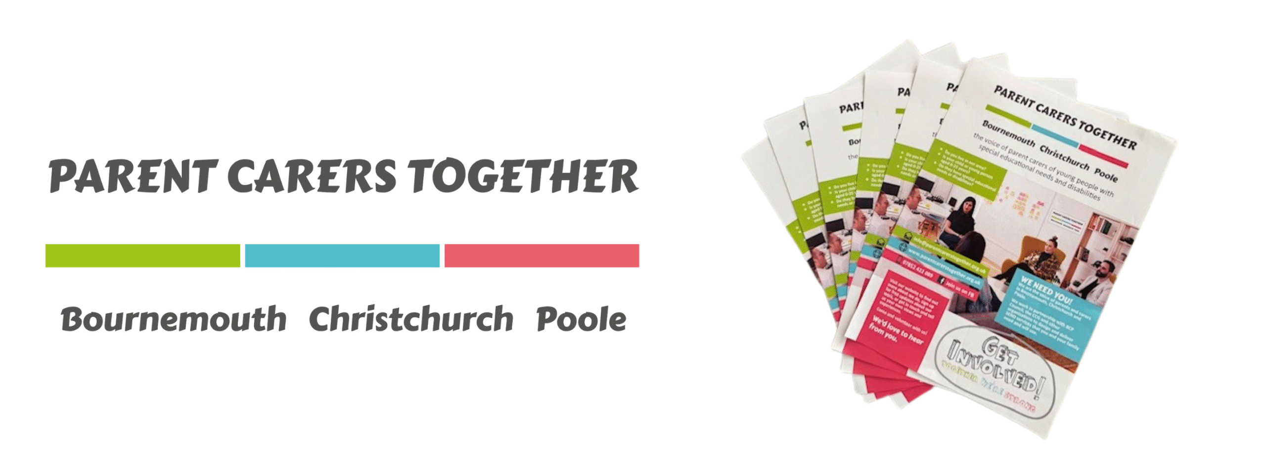 pct logo and our leaflets arranged in a fan shape
