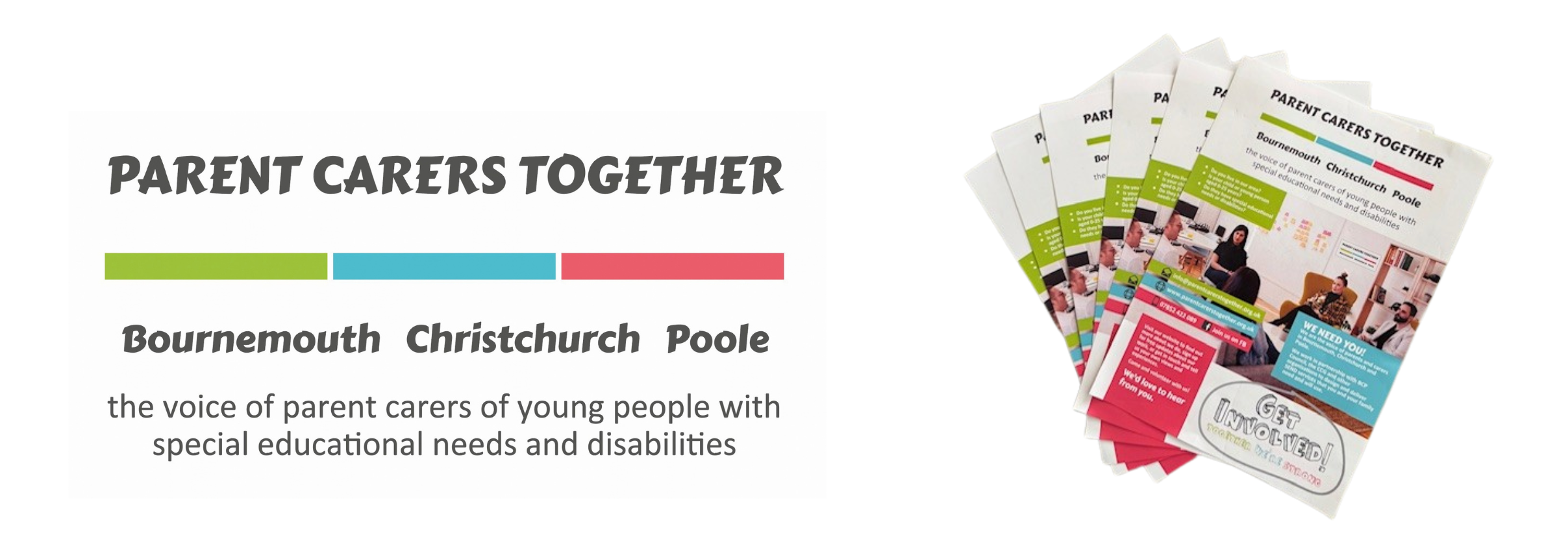 pct logo with strapline and pct leaflets